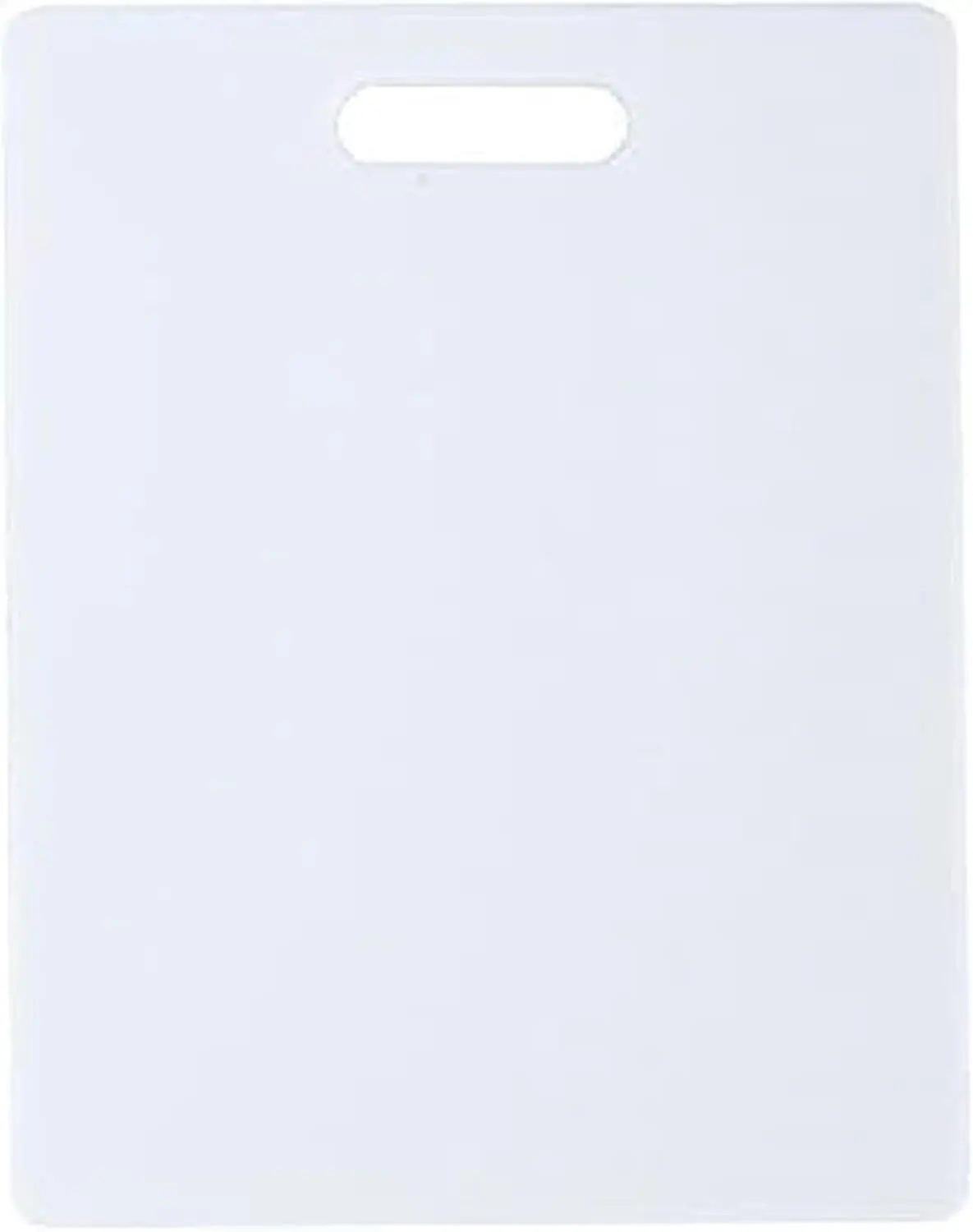 8x10 Inch Reversible Lightweight Plastic Chopping Board, Durable Non-Porous Kitchen Prep Board, Dishwasher Safe