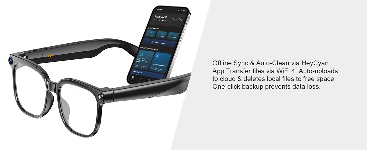 Smart glasses cycling