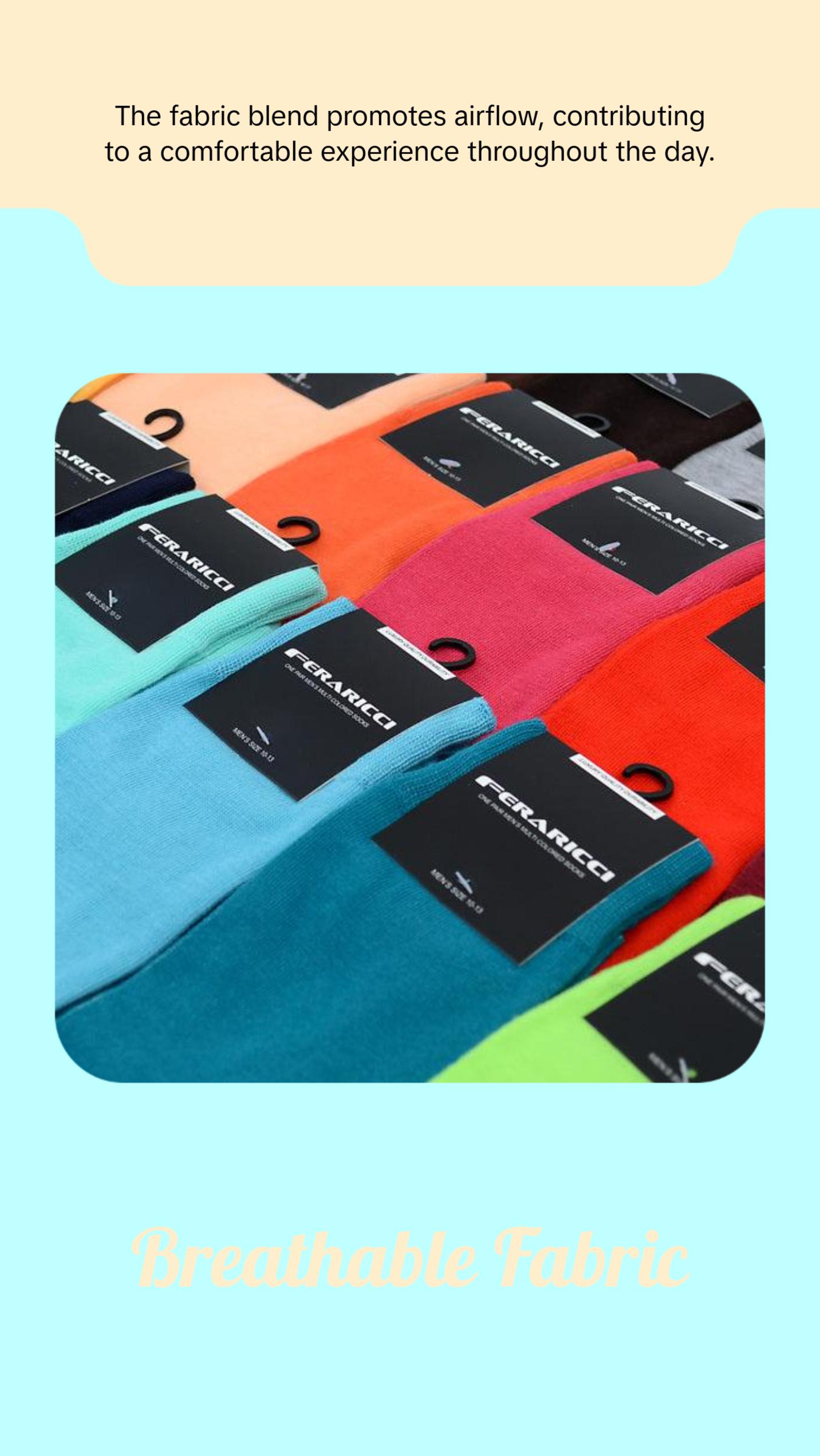 Men's Socks - Solid Crew