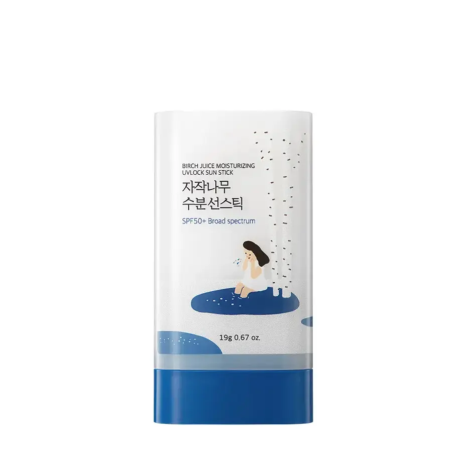 ROUND LAB Birch Juice Moisturizing UVLock Facial Sunscreen Sun Stick, 19g
