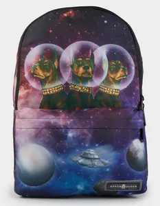 SPACE JUNK Dobermans Backpack, Multi-Colored