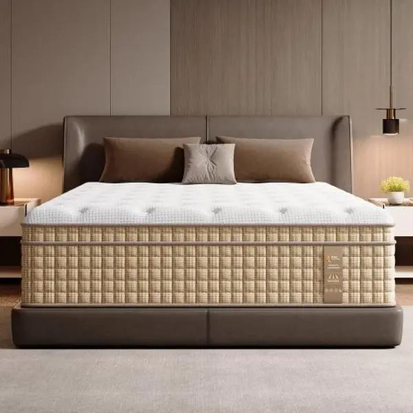 【Bellemave】Full/Queen/King. Mattress 12Inch, 7-Zone Contouring Bed in a Box,Firm Hotel Collection Hybrid Mattresses with Extra Lumbar & Shoulder Support