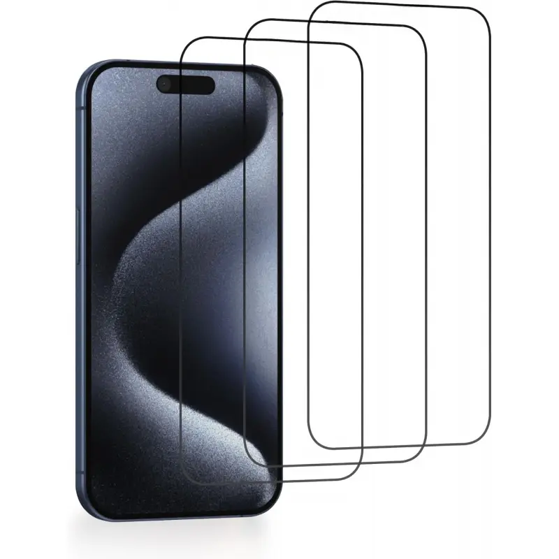 Tempered Glass Screen Protector for iPhone 17/16/15/14/13/12 Pro Max Plus - 9H+ Hardness Military Grade, 6.7in Full Coverage, Case Friendly, Smartphone/Cellphone/Handheld Devices Protection - 3 Pack, Accessories