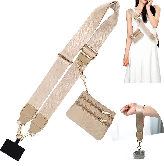 Clip and Go Strap for Phone With Wallet Crossbody, Phone Strap With Wallet, Phone Strap Crossbody With Zipper Pouch Wallet, Adjustable Mobile Phone Strap, Mother's Day Gifts Clip and Go Strap for Phone With Wallet Crossbody, Phone Strap With Wallet, Phone Strap Crossbody With Zipper Pouch Wallet, Adjustable Mobile Phone Strap, Mother's Day Gifts