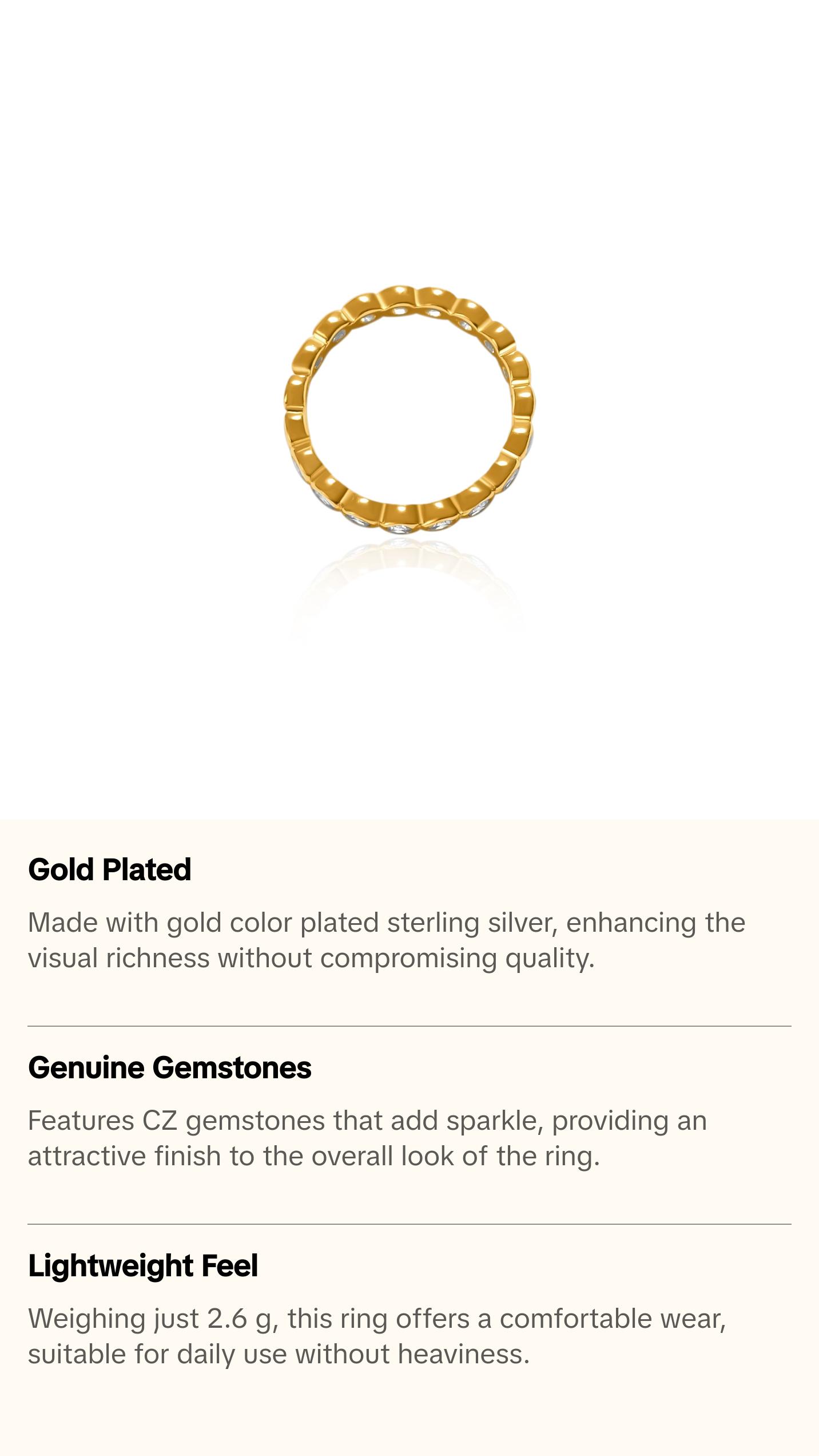 Charlotte Ring | Gold Vermeil