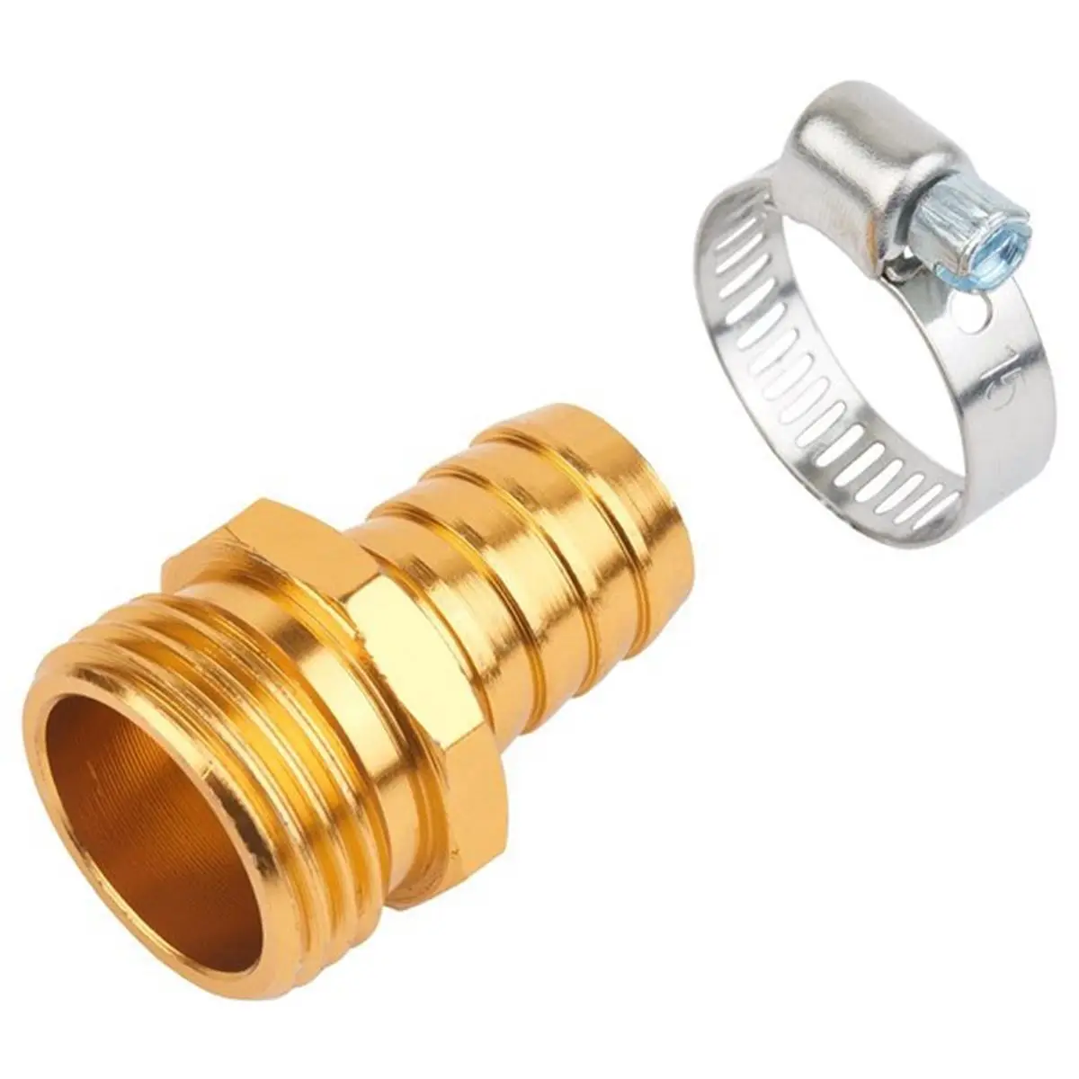 Melnor 28Z Hold Pipe Clamp, 0.62 in. Stainless Steel Male Coupling Clamp, Hold Pipe Clamps