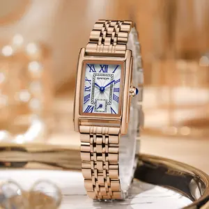 Classic minimalist  – water-resistant, streamlined square case, complements both business attire and everyday wear resin Trendy Smartwatch with Touch Display Men's Chronograph Dress  trending multifunctional watch ootd electronic men high-end quartz sport
