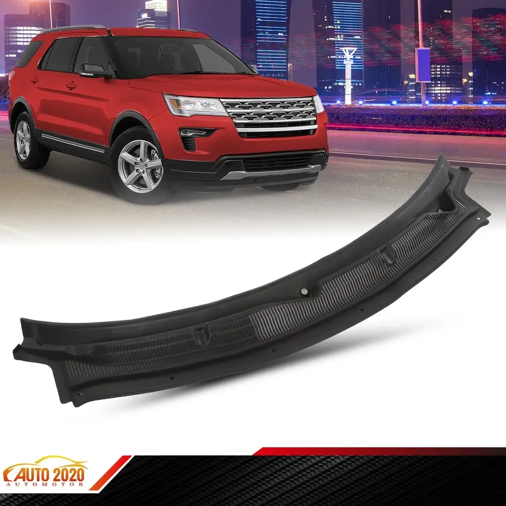 100% Brand New Vehicle-Specific Car Windshield Top Cowl Grille Panel, 1-Piece High Quality Polypropylene Plastic Auto Accessory for 2011-2019 Ford Explorer, Durable Use & Easy to Install