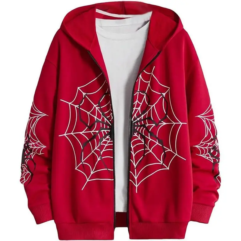 black red spider hoodie - TikTok Shop