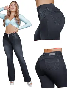 COLOMBIAN BONBONUP WOMAN'S FLARE JEANS BUTT LIFTER