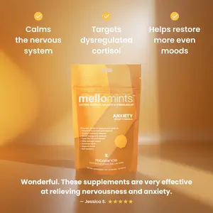 Rebalance Mellomints, Fast-Absorbing Lozenges, Daily Stress Support & Mental Clarity, Adaptogen Formula, 62 Lozenges