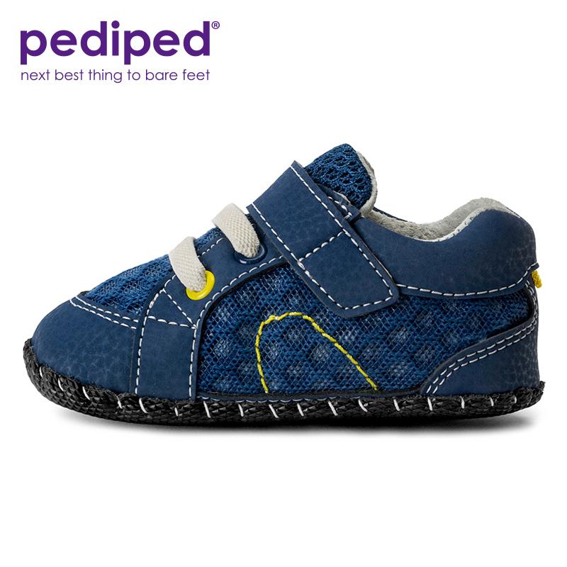 Pediped Dani - Originals/ Grip 'n' Go/ Flex Blue/Lime Comfortable & Durable Shoes for Growing Feet Secure Fit & Flexibility American Podiatric Medical Association Approved