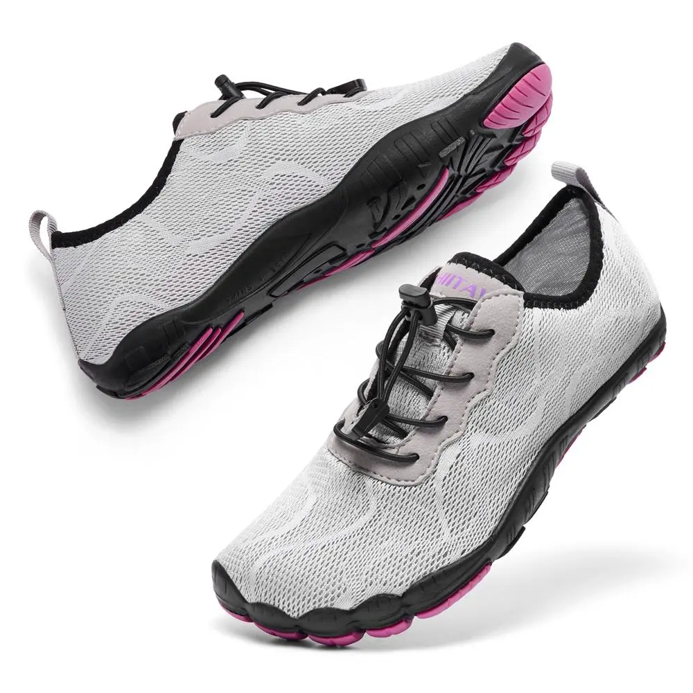 HIITAVE Women's 5 Wide-Toe Lightweight Breathable Water Footwear for Swim, Beach, Yoga - Quick-Dry Barefoot Shoes for Women, Sports Outdoor Sneakers tiktokshopbacktoschool, Swimming Shoes, Pilates, Volleyball, Pool, Women's Shoes
