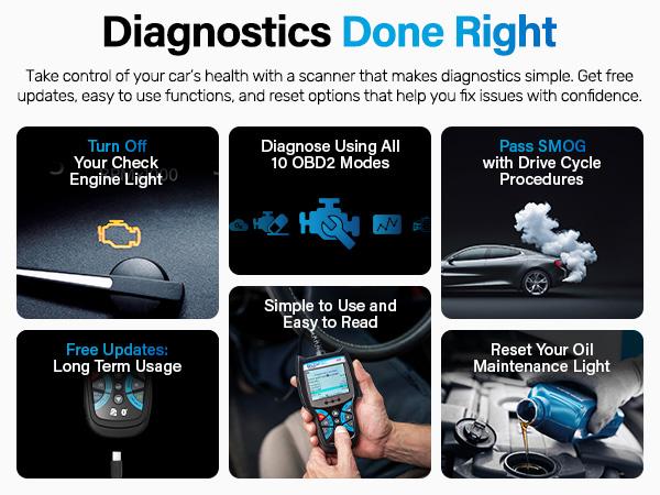 BLCKTEC 440 OBD2 Scanner - Car Code Reader & Scan Tool - Car Scanner - Helps Fix Check Engine Light Issues & More Multifunctional BLCKTEC 440 OBD2 Scanner - Car Code Reader & Scan Tool - Car Scanner - Helps Fix Check Engine Light Issues & More Multifunctional