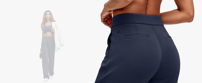 G4Free Smoofit Modal Soft Wide Leg Pants Women High Waist Sweatpants Casual Lounge Work Trouser 27.5''/29.5''/31.5''