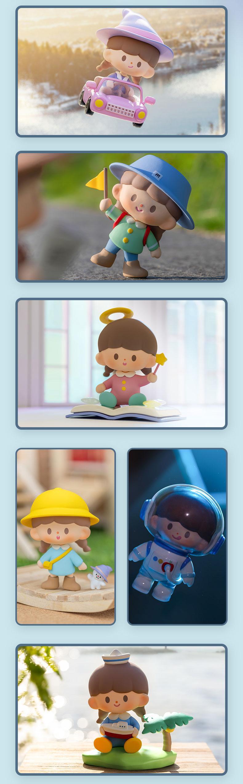 [FINDING UNICORN] zZoton Who is the Witch series blind box Cute Figures Desktop Ornament Collectible Toys Birthday Gifts