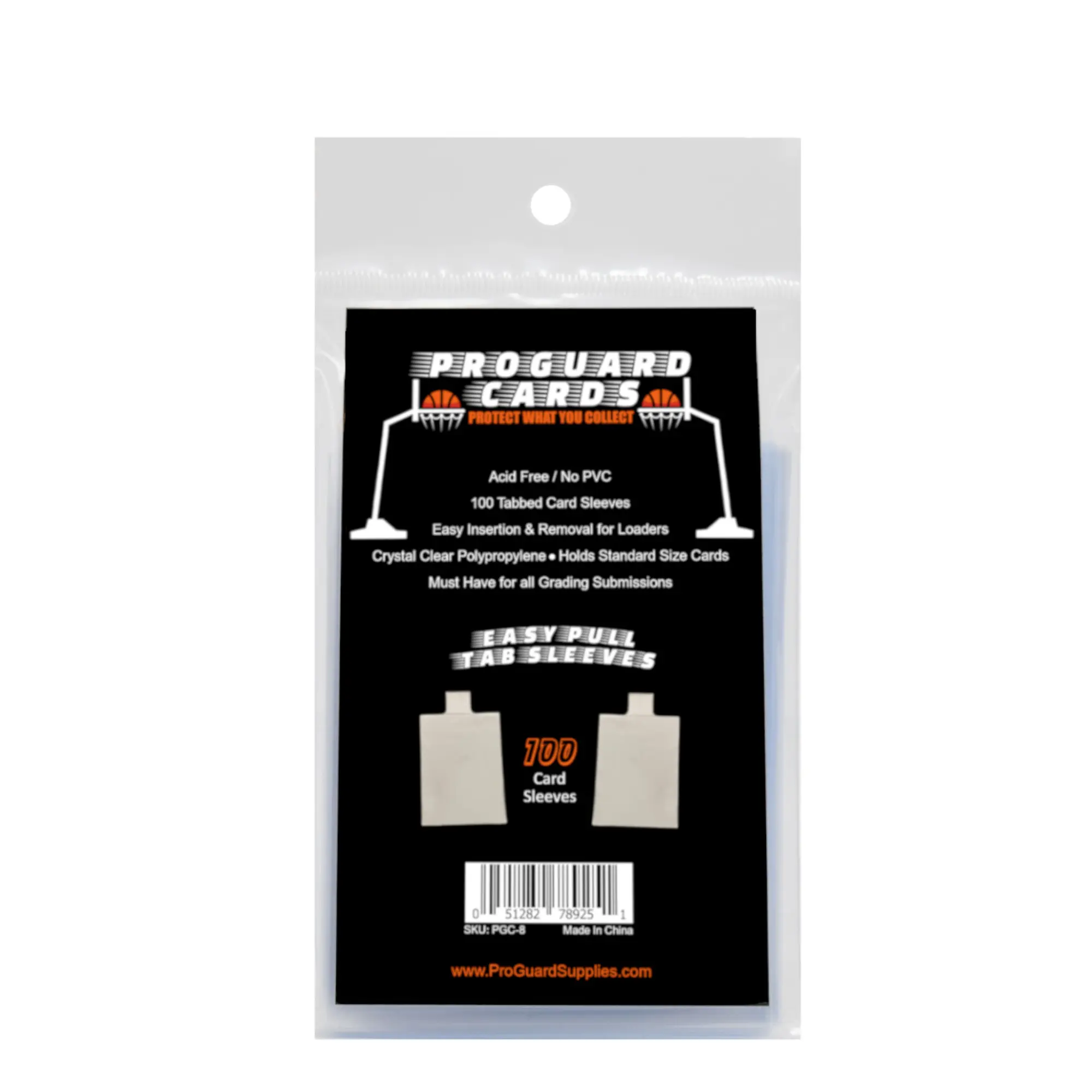 tabbed card sleeves Gradesaver Pro - Pro Card Sleeves W/Easy Pull Tab main image 0