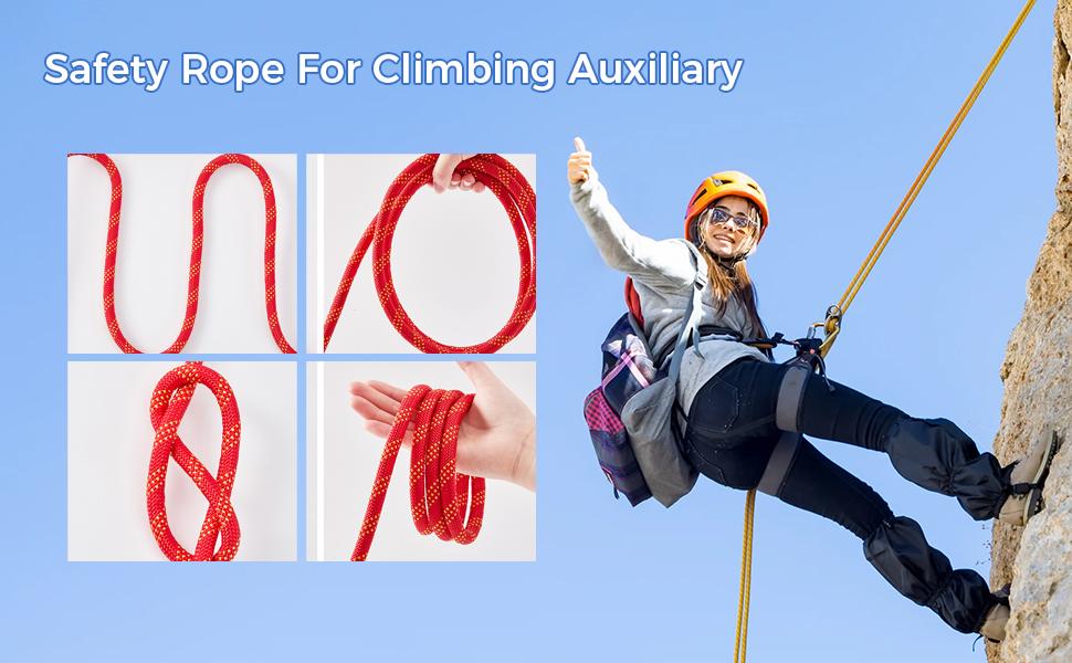 1/2 Inch 100/150/200ft Double Braided Polyester Arborist Rope Heavy Duty Nylon for Anchor Tree Work Cargo Pulling Sailing