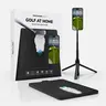 No-Ball Golf Simulator for Home - Golf Practice Equipment, Precise Simulation Training Aids, 80+ Courses, Realistic Shot Tracking, Magnetic Tripod, Multiplayer Online Play, Home/Backyard Skill Improver