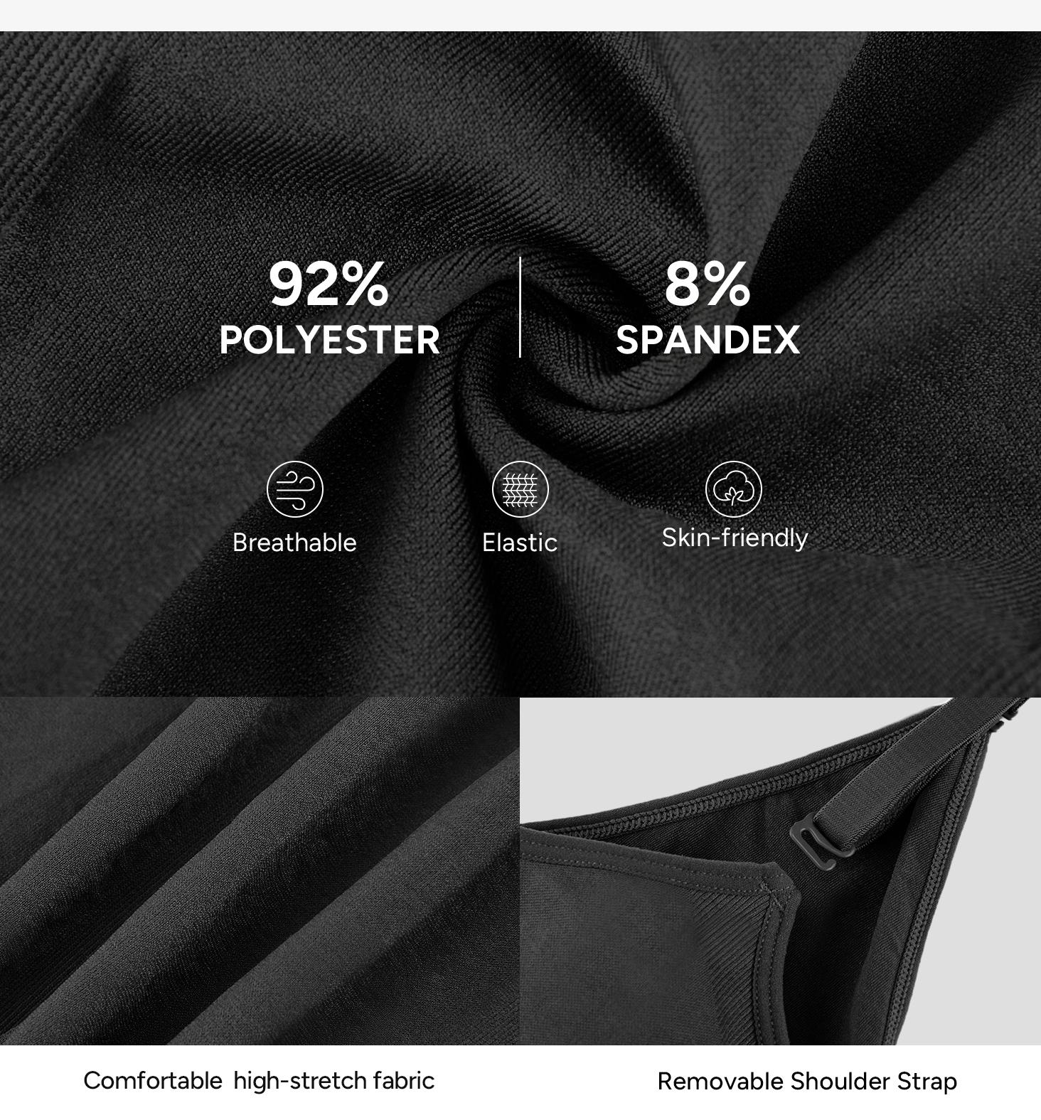 [Live Now] Nebility Women's V-Neck Shapewear Set - Seamless Bodysuit & Camisole, Hip Lift & Tummy Control, Basic Comfort Style High Waisted Shapers Spaghetti Strap