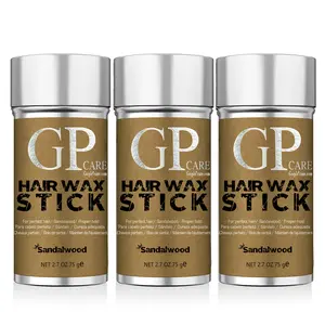 3Counts Wax Stick Styling Set - Extra Strong Hold & Smooth Firzz Hair- Add Shine Effect for All-Day Control - Easy to Apply & Wash Out