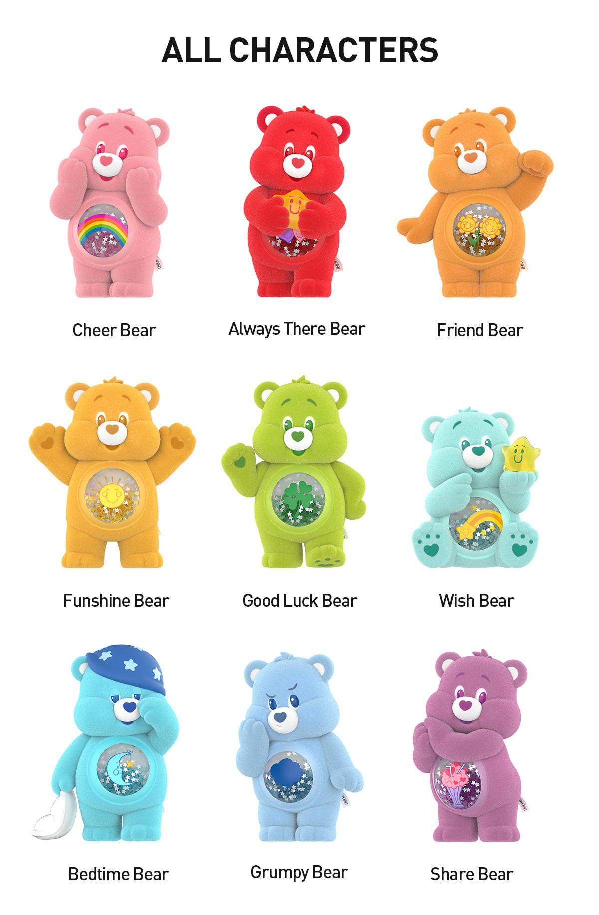POP MART Care Bears Colorful Hugs Series Figures Blind Box, Collectible Toys POP MART Care Bears Colorful Hugs Series Figures Blind Box, Collectible Toys