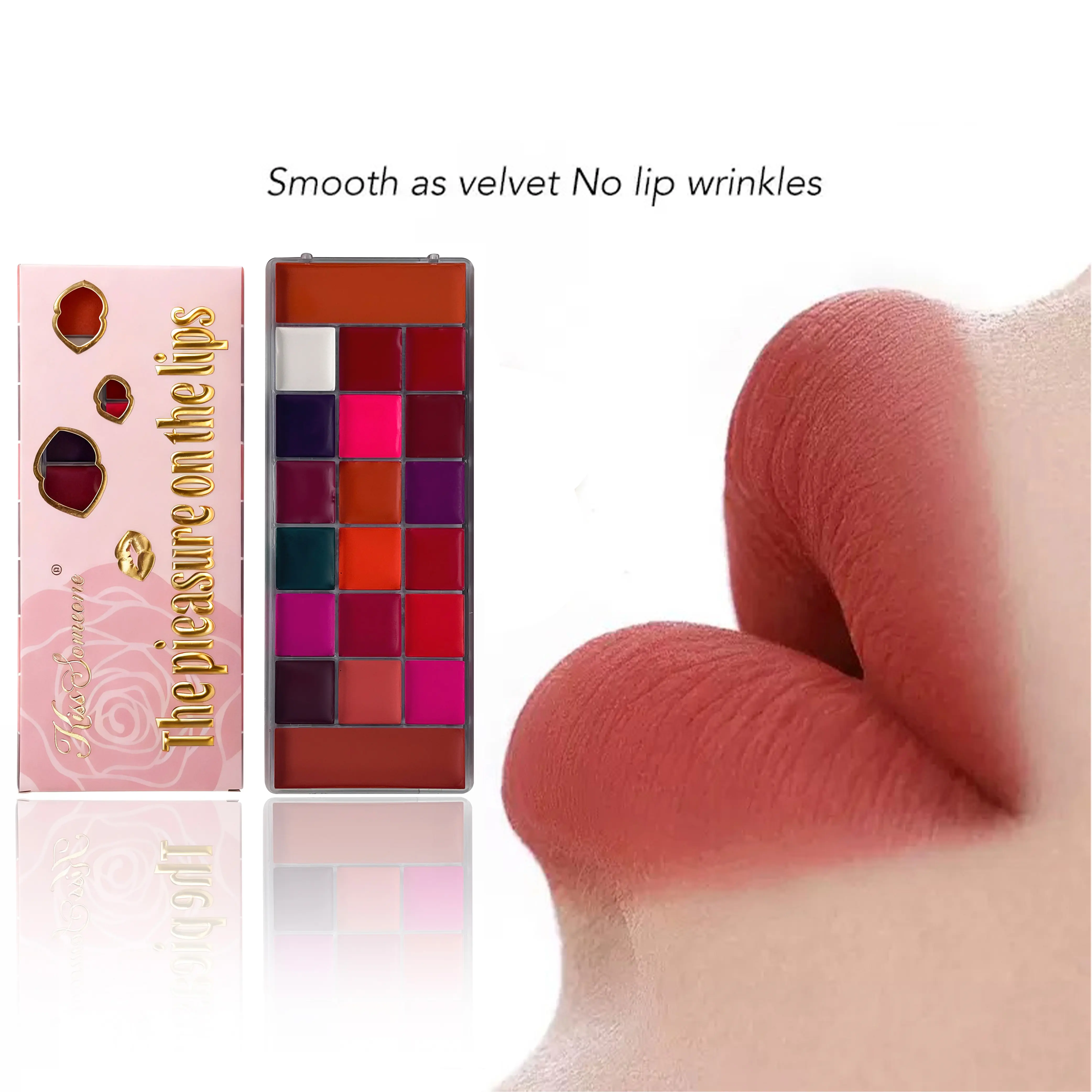 Multicolors Lip Palette Cream Lipstick Set – Blendable Matte & Glossy Lip Colors, Finger Makeup Lip Tint, Custom Shade Mixing, Long Lasting Moisturizing Smudge Proof Lip & Cheek Kit for Makeup Artists & Beginners