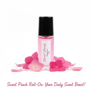 Sweet Peach Roll, CRAZY IN LOVE, On Perfume Oil 30g/1oz, Women Pheromone Perfume,  Long-Lasting Fragrance with Peach Jasmine & Musk Notes Portable Travel-Size Perfume for Daily Use for Women to Attract Men