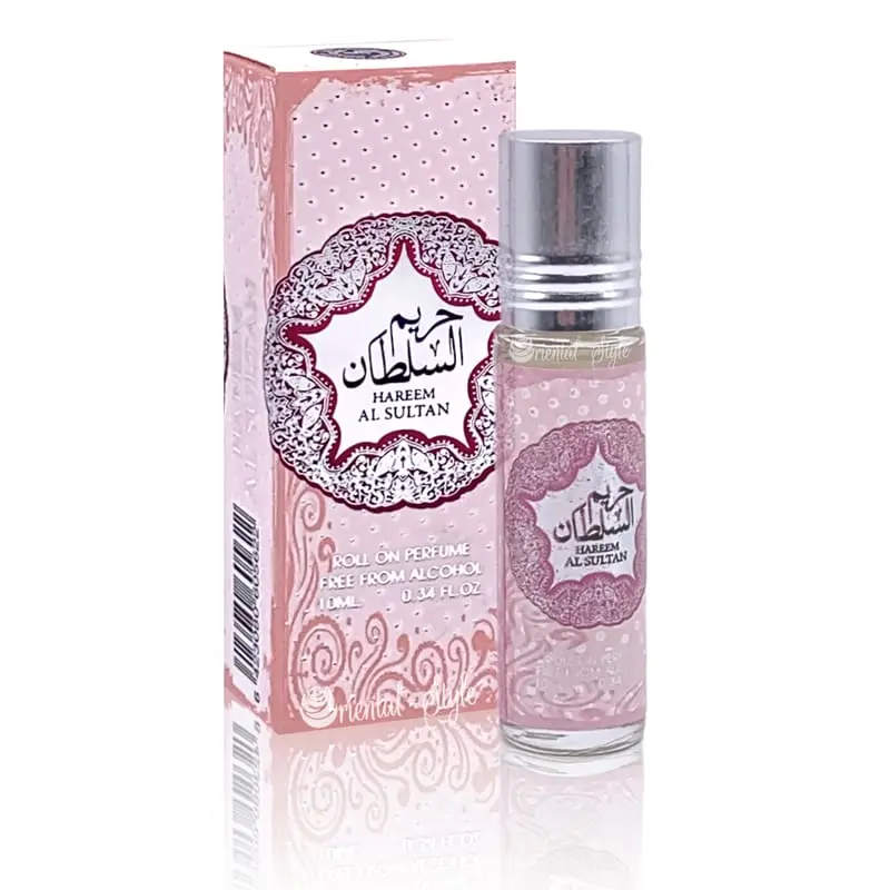 Hareem Sultan Perfume Oil by Ard Al Zaafaran | Long-Lasting Unisex Fragrance, 10 ml (0.34 oz)