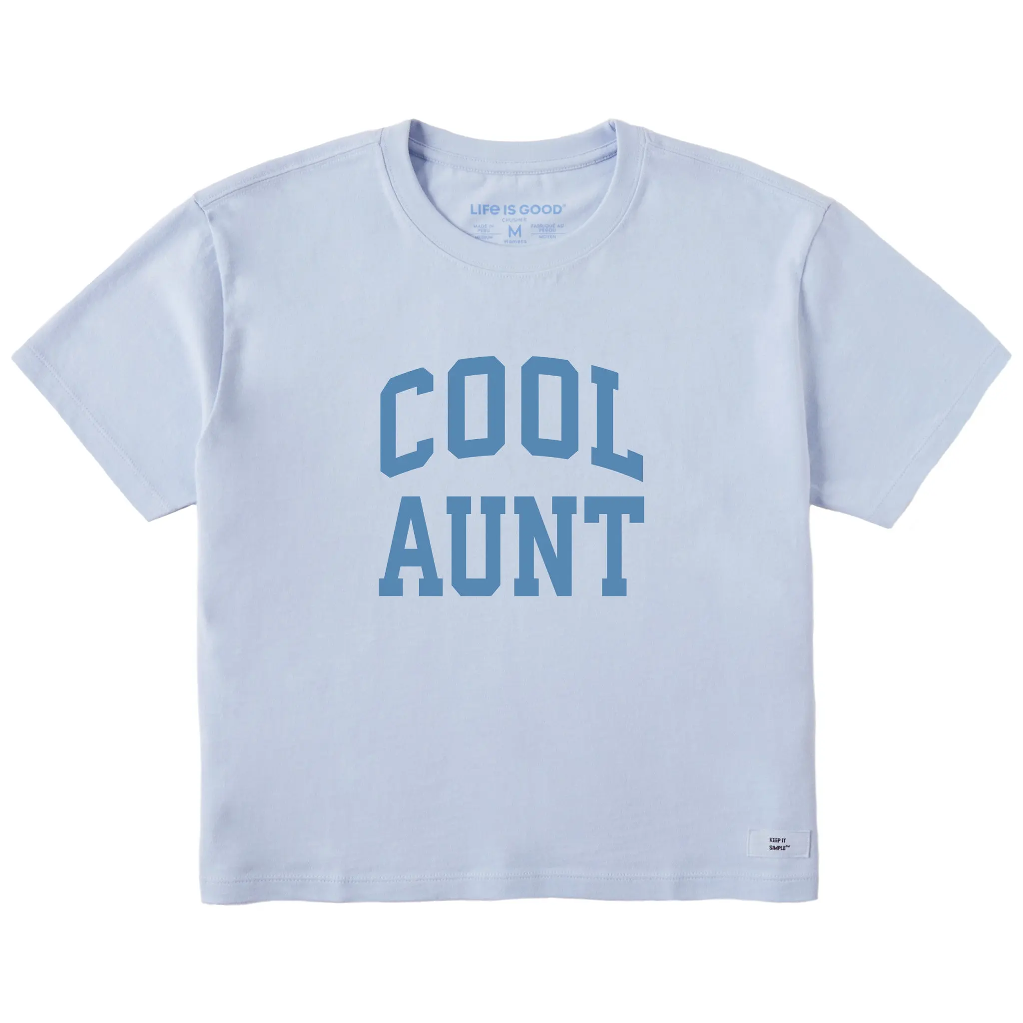 Women's Cool Aunt Arch Short Sleeve Crusher Boxy Tee