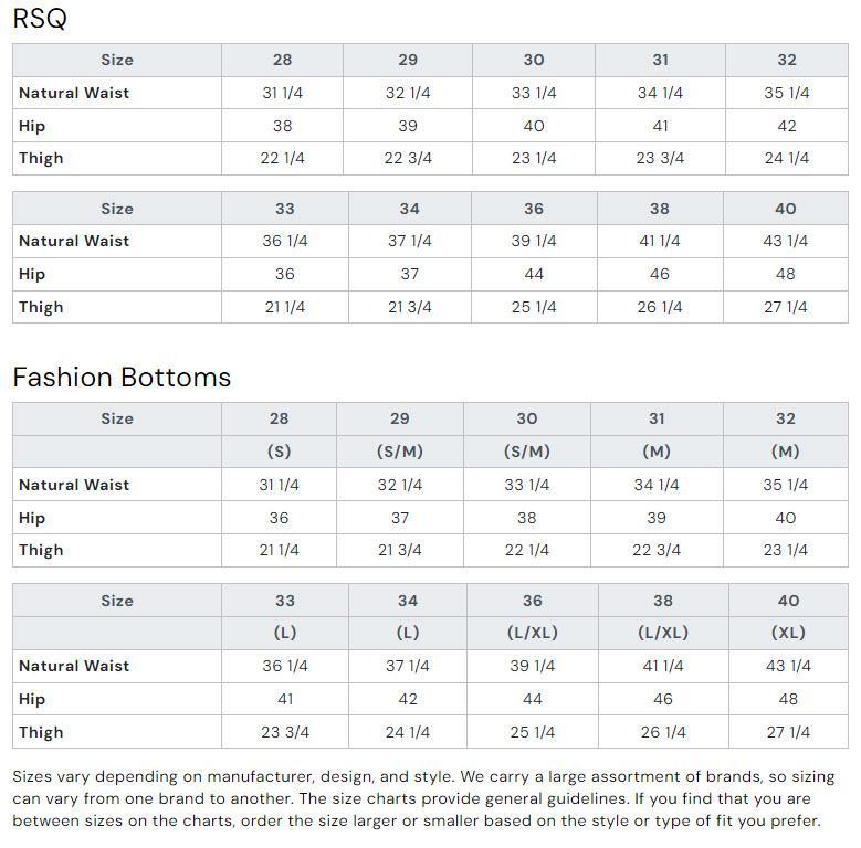 RSQ Mens Extra Baggy Jeans