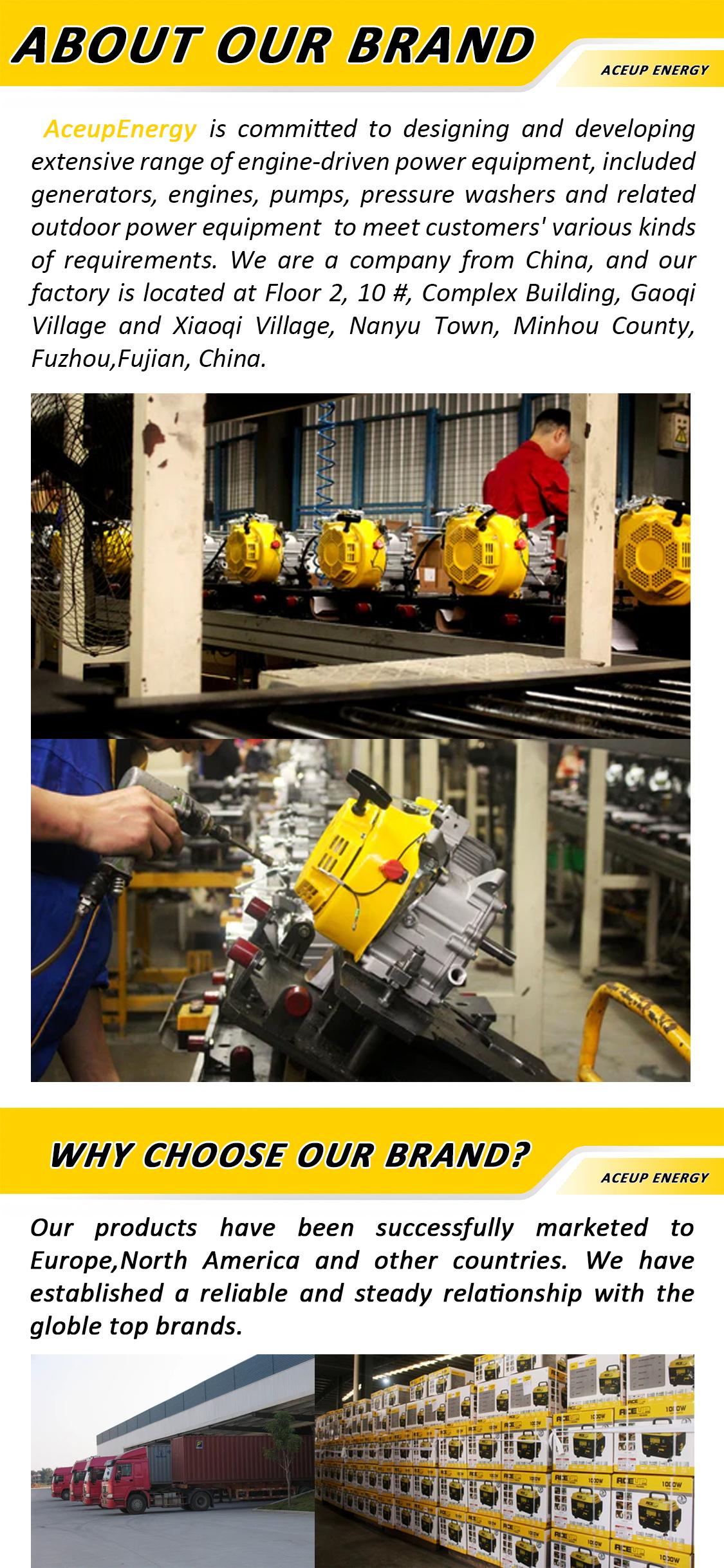 Aceup Energy AI4500 4500 Watt Open Frame Inverter Generator Gas Powered 223CC RV Ready EPA Compliant Clean Power Parallel Link