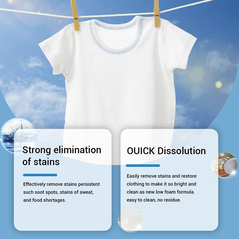 WOiOW Clothing Stain Remover Spray 200ml Powerful Safe Biodegradable Formula for Clothes Carpets Quick Fix for Food Grease Set In Stains Portable Easy to Use