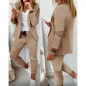 2026 new casual suit women's sports jacket set