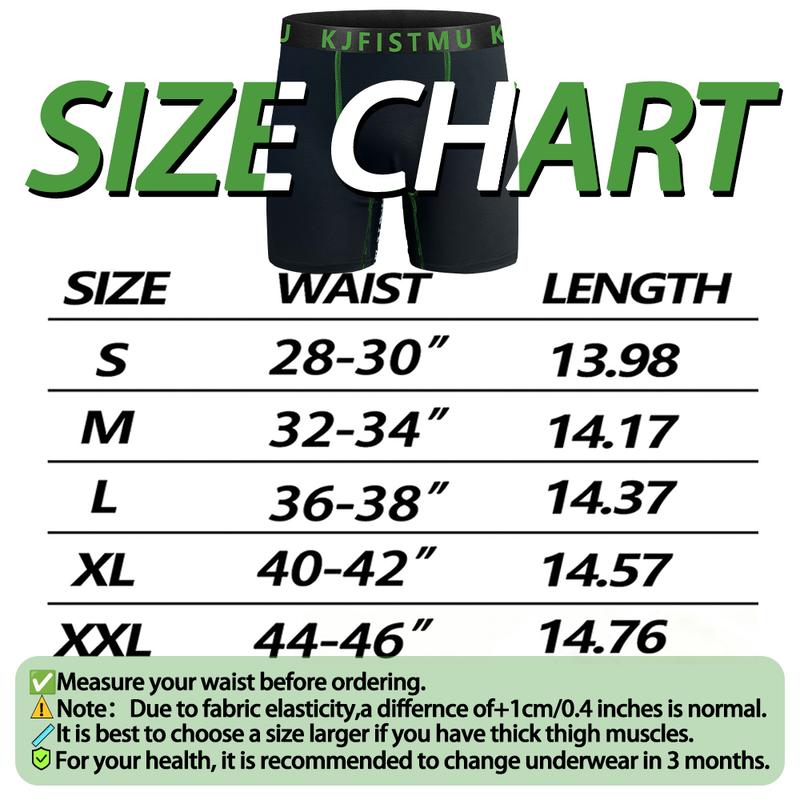 KJFISTMU 16-piece men's boxer briefs set, featuring bright geometric patterns, medium stretch, breathable and comfortable, solid colors, colorful striped waistband print, suitable for daily wear, boxer shorts, comfortable underwear, durable craftsmanship