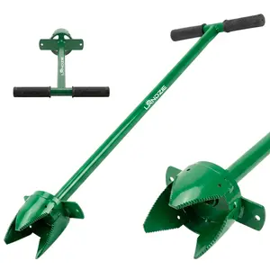 Landzie Sprinkler Head Trimmer – 3.25 Inch Manual Sod and Grass Cutter Hand Tool for Lawn Irrigation Guards, Caps, and Pop-up Sprinkler Maintenance – Serrated Steel Blade Cuts 3.5 Inches Deep