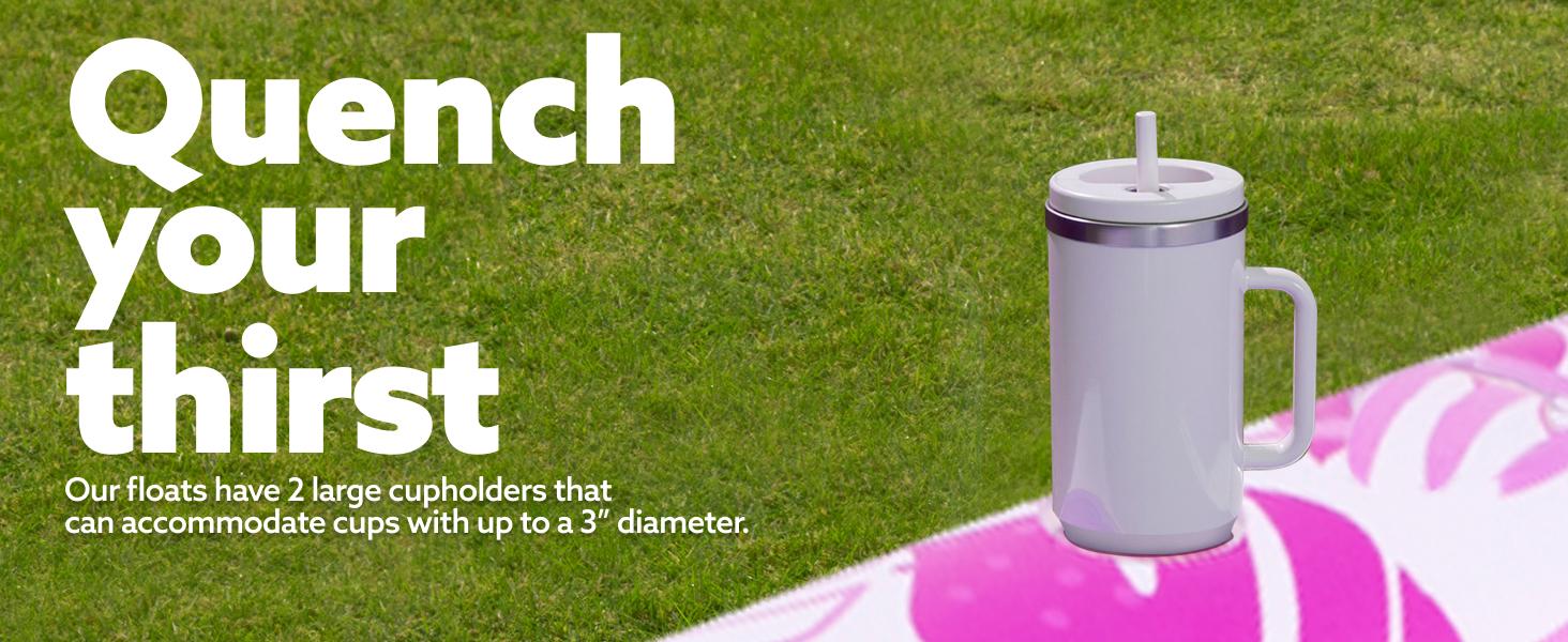 Sloosh-L/XL Inflatable Tanning Pool Lounge Float With Cup Holder, 70“X46”/85″ x 57″ Extra Large Pool Floats Adult with Pillow, 4 in 1 Suntan Tub Raft Floatie, Sunbathing Bed Lounge for Water Blow Up Kids Ball Pit Party Gifts, inflatable Sofa Pool