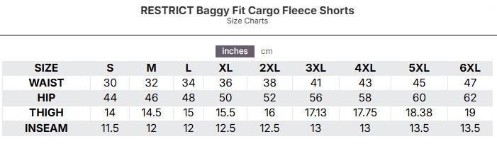 VICTORIOUS RESTRICT Baggy fit Fleece Shorts Menswear Cargo pocket