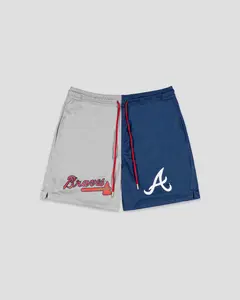 Home Away Diamond Air Youth Mesh Shorts - Atlanta Braves