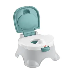 3-in-1 Toddler Toilet Training Potty Chair and Step Stool, with Removable Toilet Ring