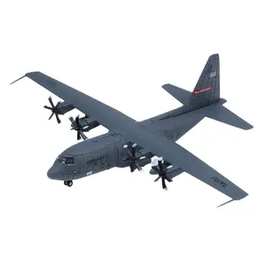 Lockheed C-130 Hercules Alloy Fighter Plane Model 1/200 Scale Military Aircraft for Collections Displays High-Quality Alloy