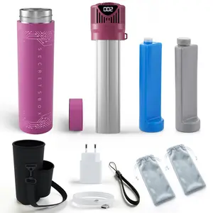 SECRETSBOX Portable Insulin Cooler, TSA Approved, USB Rechargeable, Keeps Meds 2-8°C for 40+ Hours – Travel-Friendly, Diabetic Essential