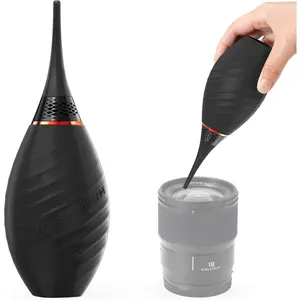 K&F CONCEPT Soft Tip Strong Air Blower Cleaner, Single Air Intake Camera Lens Blower with Long Nozzle, for DSLR Lens Sensor, LCD Screens, Musical Instruments