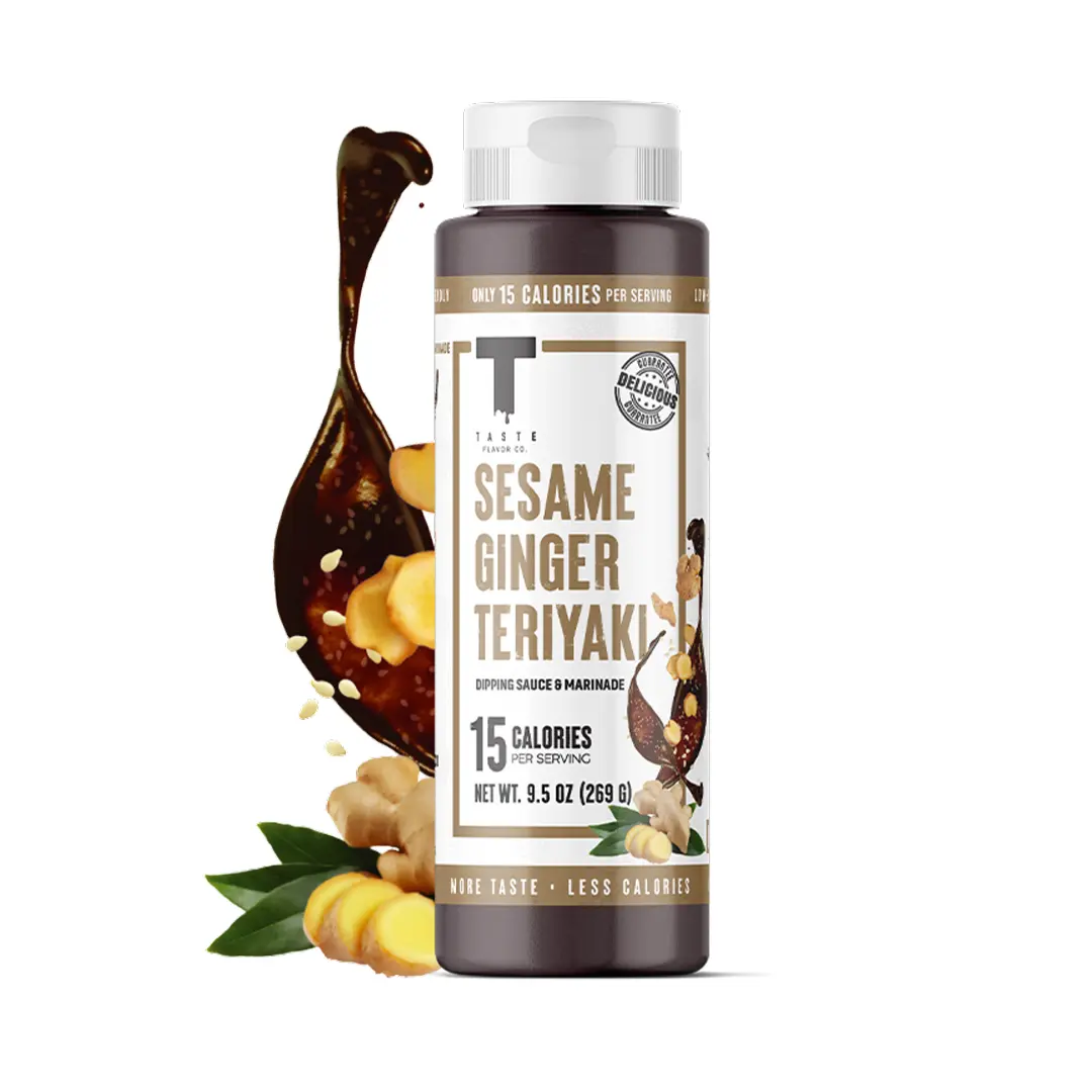 Taste Flavor Co. Sesame Ginger Teriyaki Sauce, low fat sauce, healthy stir fry,