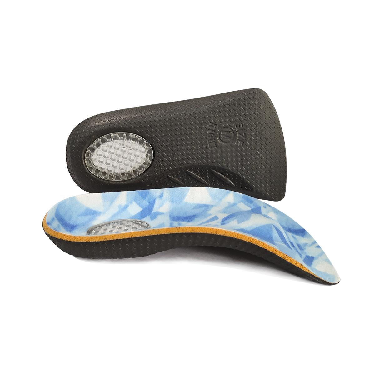 Unisex Flat Foot Orthotic Half Insoles |       Corrects Pigeon Toe/Out-Toe, X/O Leg Deformities