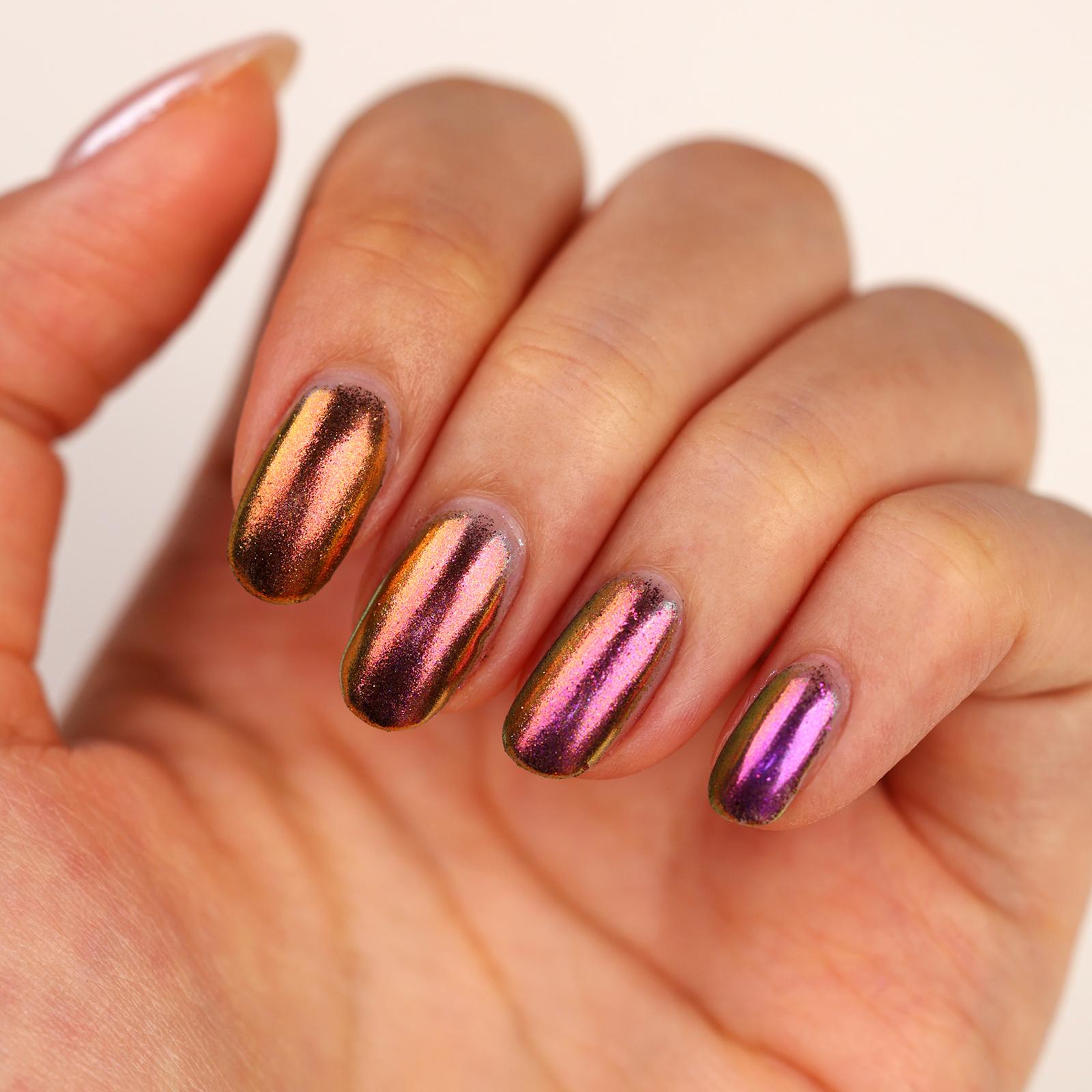 Diamond-patterned Chameleon Eyeshadow，Multichrome Face Highlighter Palette ,Multi-use, Long Lasting, High Pigment, Metallic Glitter Sparkling Eyeshadow Eyes Makeup Highlighter Radiance,Makeup Beginner Eyeshadow