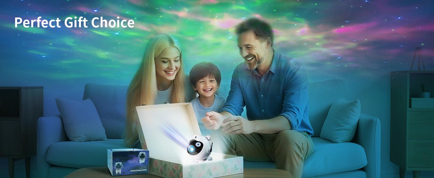 Astronaut Galaxy Projector Star Projector with Timer and Remote Galaxy Projector with Moon Lamp LED Nebula Night Lights