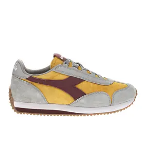 diadora Mens Equipe '75 Sw Lace Up Sneakers Shoes Casual - Yellow