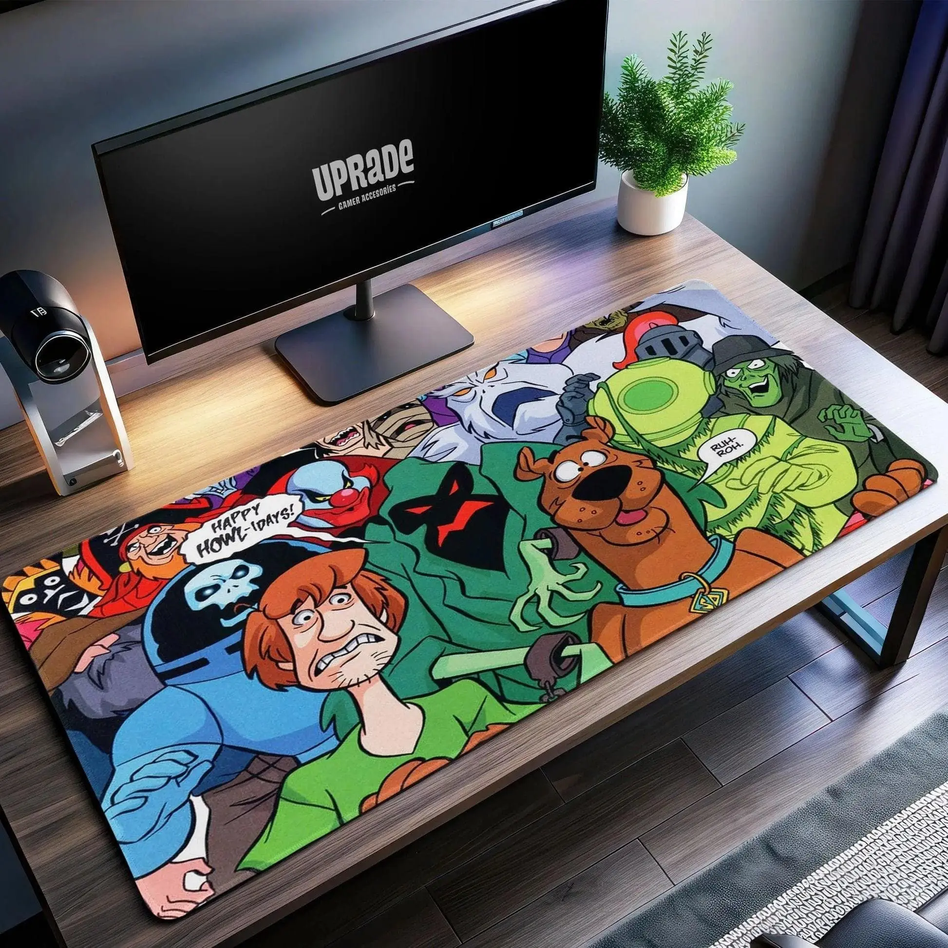 Scooby-Doo Villains Clash Desk Mat, Mystery Team Mouse Pad, Desk Mat Gift