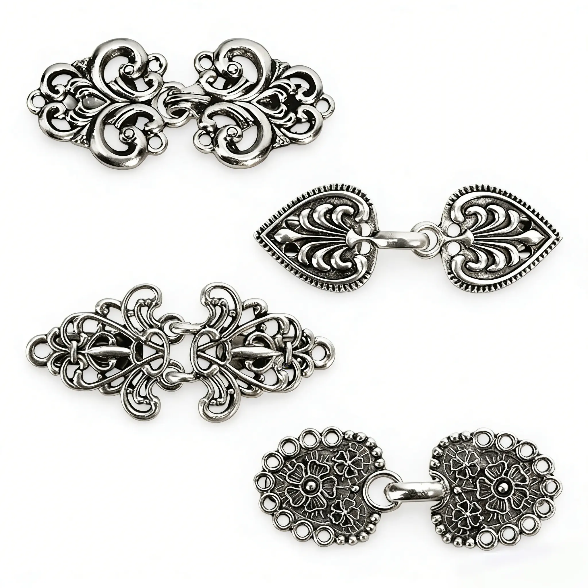 Retro Sweater Clips for Cardigans, Vintage Cinch Clip for Dresses, Variety of Styles Dress Clip Back of Shirts Cinches Shawl Clips for Different Women Clothing
